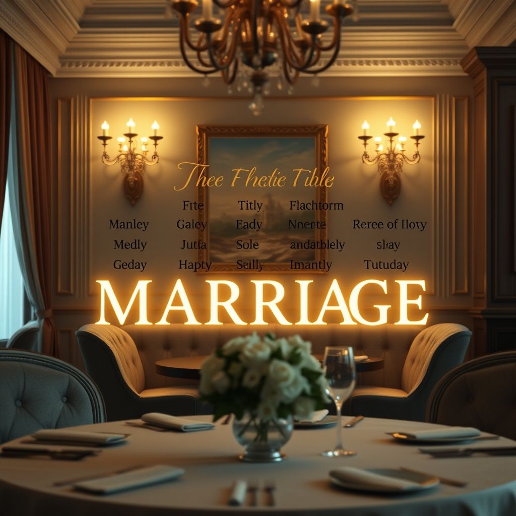 ความหมายของวันในสัปดาห์กับการแต่งงาน